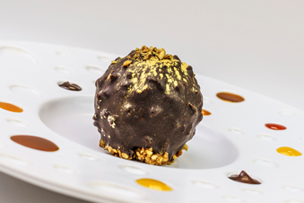 Chocolade hazelnoot praline bol