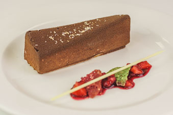 Cocos mousse met ananas wave